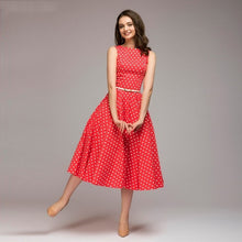 Load image into Gallery viewer, Vintage dress 2018 Summer New sleeveless