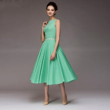 Load image into Gallery viewer, Vintage dress 2018 Summer New sleeveless