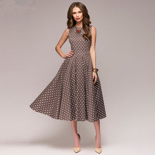 Load image into Gallery viewer, Vintage dress 2018 Summer New sleeveless