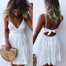 Load image into Gallery viewer, Summer Women Lace Dress Sexy